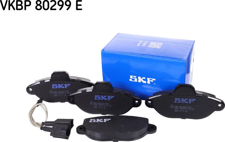 SKF VKBP 80299 E - Bremžu uzliku kompl., Disku bremzes adetalas.lv