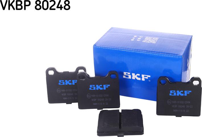 SKF VKBP 80248 - Bremžu uzliku kompl., Disku bremzes adetalas.lv