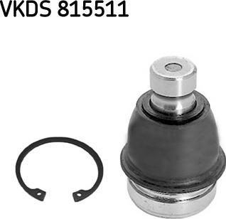 SKF VKDS 815511 - Balst / Virzošais šarnīrs adetalas.lv