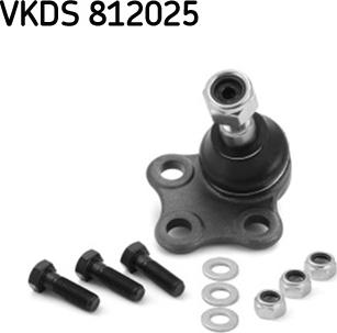 SKF VKDS 812025 - Balst / Virzošais šarnīrs adetalas.lv