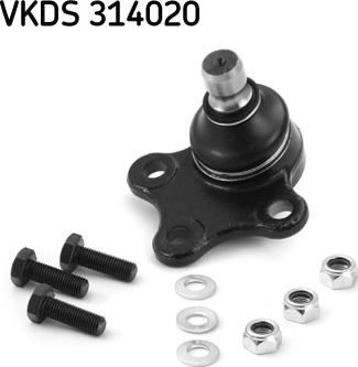 SKF VKDS 314020 - Balst / Virzošais šarnīrs adetalas.lv