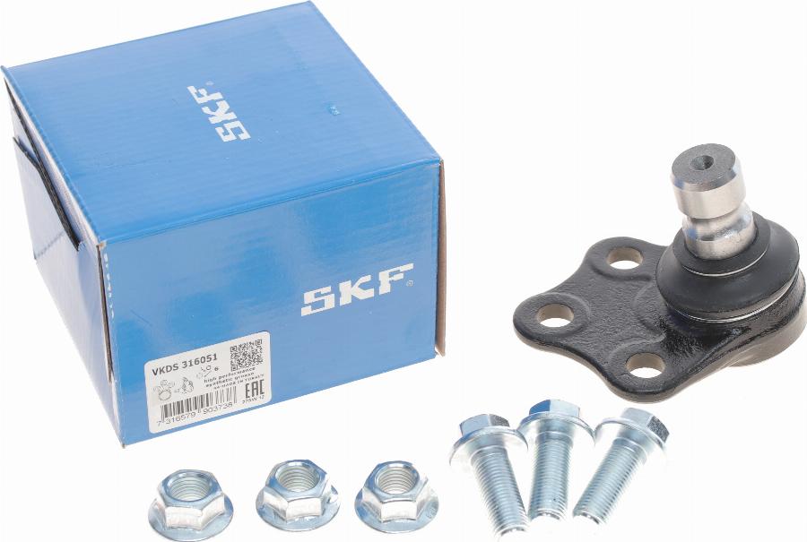 SKF VKDS 316051 - Balst / Virzošais šarnīrs adetalas.lv