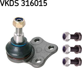 SKF VKDS 316015 - Balst / Virzošais šarnīrs adetalas.lv