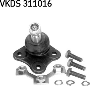 SKF VKDS 311016 - Balst / Virzošais šarnīrs adetalas.lv