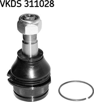 SKF VKDS 311028 - Balst / Virzošais šarnīrs adetalas.lv