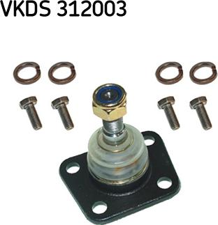 SKF VKDS 312003 - Balst / Virzošais šarnīrs adetalas.lv