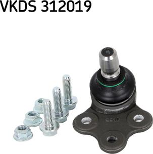 SKF VKDS 312019 - Balst / Virzošais šarnīrs adetalas.lv