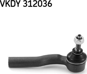 SKF VKDY 312036 - Stūres šķērsstiepņa uzgalis adetalas.lv