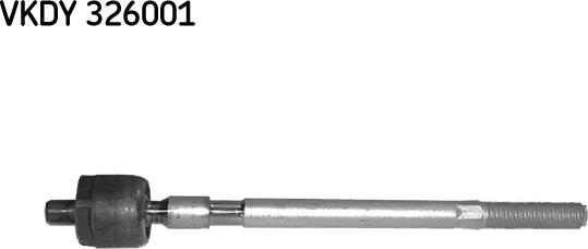 SKF VKDY 326001 - Aksiālais šarnīrs, Stūres šķērsstiepnis adetalas.lv