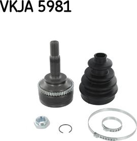 SKF VKJA 5981 - Šarnīru komplekts, Piedziņas vārpsta adetalas.lv