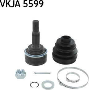 SKF VKJA 5599 - Šarnīru komplekts, Piedziņas vārpsta adetalas.lv