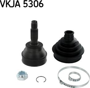 SKF VKJA 5306 - Šarnīru komplekts, Piedziņas vārpsta adetalas.lv