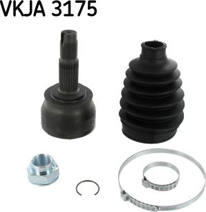 SKF VKJA 3175 - Šarnīru komplekts, Piedziņas vārpsta adetalas.lv