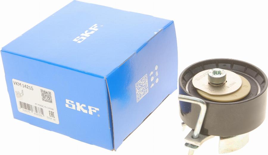 SKF VKM 14215 - Spriegotājrullītis, Gāzu sadales mehānisma piedziņas siksna adetalas.lv