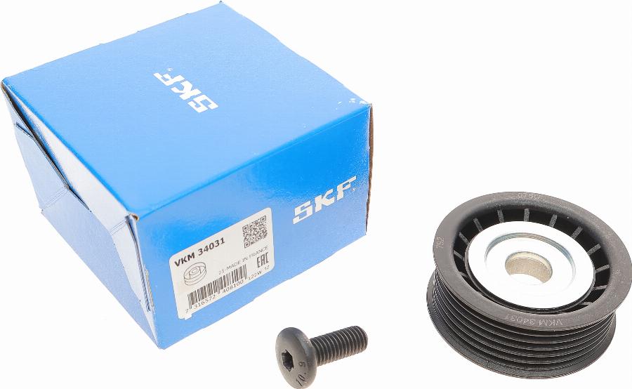 SKF VKM 34031 - Parazīt / Vadrullītis, Ķīļrievu siksna adetalas.lv