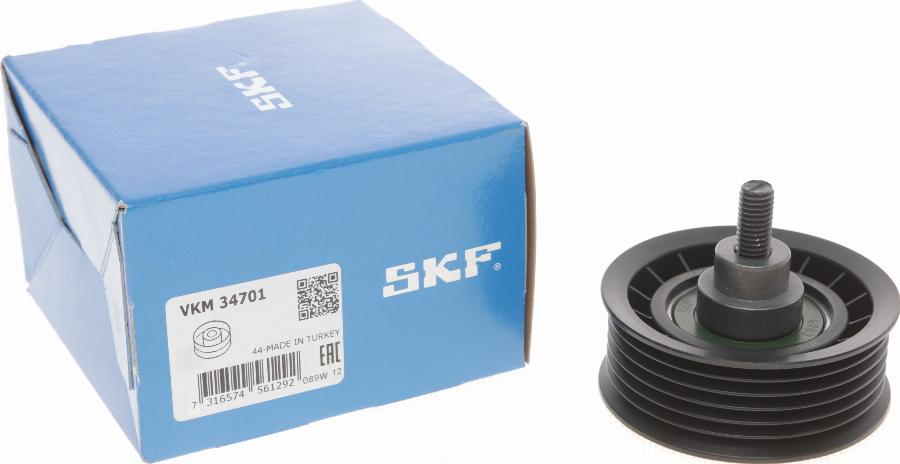 SKF VKM 34701 - Parazīt / Vadrullītis, Ķīļrievu siksna adetalas.lv