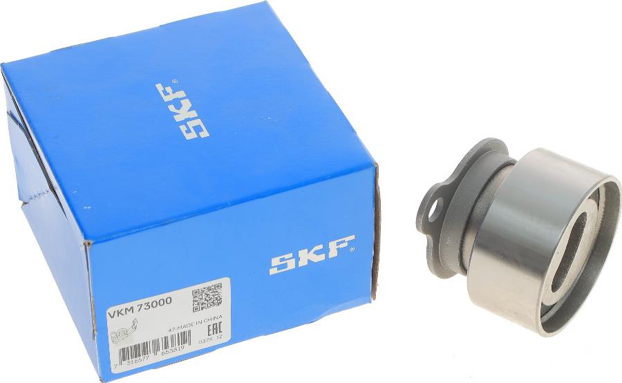 SKF VKM 73000 - Spriegotājrullītis, Gāzu sadales mehānisma piedziņas siksna adetalas.lv