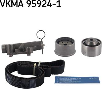 SKF VKMA 95924-1 - Zobsiksnas komplekts adetalas.lv