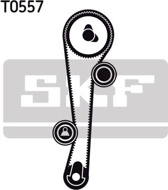 SKF VKMA 95632 - Zobsiksnas komplekts adetalas.lv