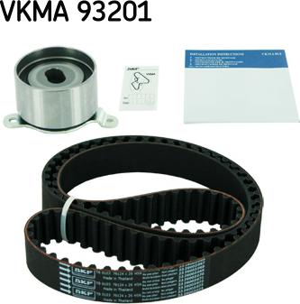 SKF VKMA 93201 - Zobsiksnas komplekts adetalas.lv