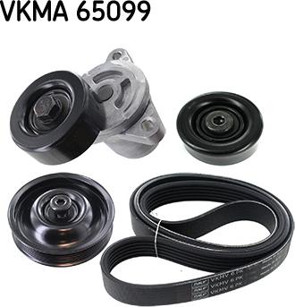 SKF VKMA 65099 - Ķīļrievu siksnu komplekts adetalas.lv