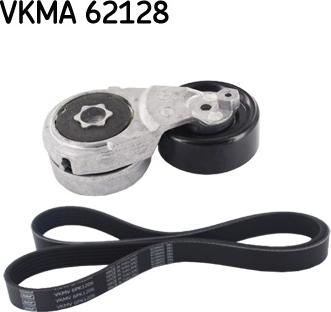 SKF VKMA 62128 - Ķīļrievu siksnu komplekts adetalas.lv