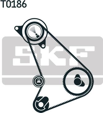 SKF VKMA 04305 - Zobsiksnas komplekts adetalas.lv