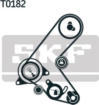 SKF VKMA 05606 - Zobsiksnas komplekts adetalas.lv