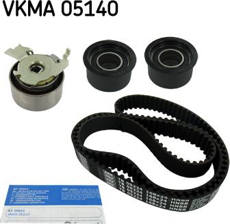 SKF VKMA 05140 - Zobsiksnas komplekts adetalas.lv