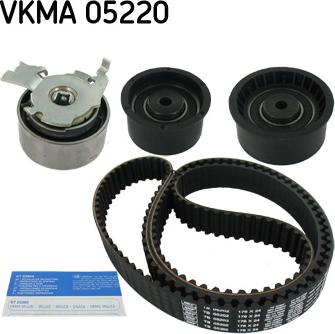 SKF VKMA 05220 - Zobsiksnas komplekts adetalas.lv