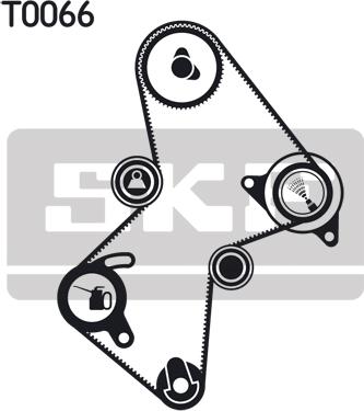 SKF VKMA 06111 - Zobsiksnas komplekts adetalas.lv