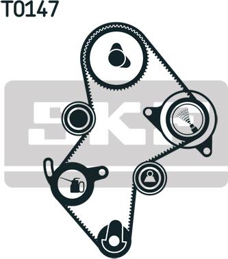 SKF VKMA 06124 - Zobsiksnas komplekts adetalas.lv