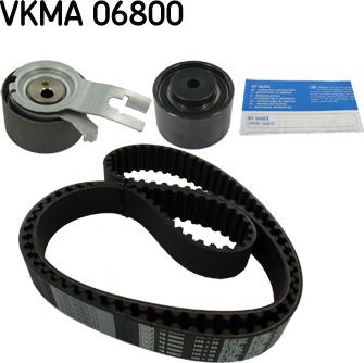 SKF VKMA 06800 - Zobsiksnas komplekts adetalas.lv