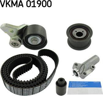 SKF VKMA 01900 - Zobsiksnas komplekts adetalas.lv