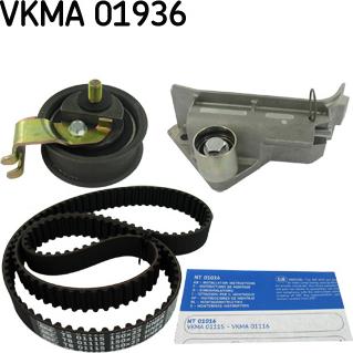 SKF VKMA 01936 - Zobsiksnas komplekts adetalas.lv