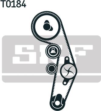 SKF VKMA 01142 - Zobsiksnas komplekts adetalas.lv