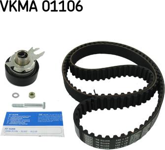 SKF VKMA 01106 - Zobsiksnas komplekts adetalas.lv