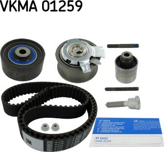 SKF VKMA 01259 - Zobsiksnas komplekts adetalas.lv