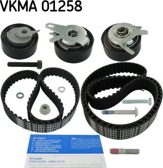 SKF VKMA 01258 - Zobsiksnas komplekts adetalas.lv