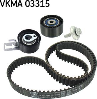 SKF VKMA 03315 - Zobsiksnas komplekts adetalas.lv