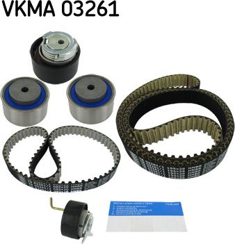 SKF VKMA 03261 - Zobsiksnas komplekts adetalas.lv