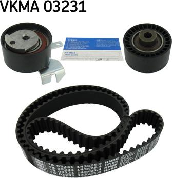 SKF VKMA 03231 - Zobsiksnas komplekts adetalas.lv