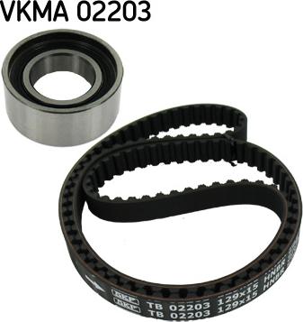 SKF VKMA 02203 - Zobsiksnas komplekts adetalas.lv