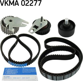 SKF VKMA 02277 - Zobsiksnas komplekts adetalas.lv