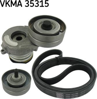 SKF VKMA 35315 - Ķīļrievu siksnu komplekts adetalas.lv