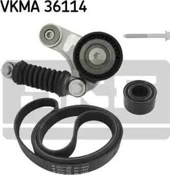 SKF VKMA 36114 - Ķīļrievu siksnu komplekts adetalas.lv