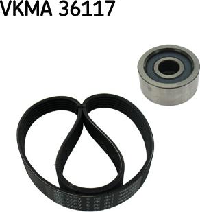 SKF VKMA 36117 - Ķīļrievu siksnu komplekts adetalas.lv