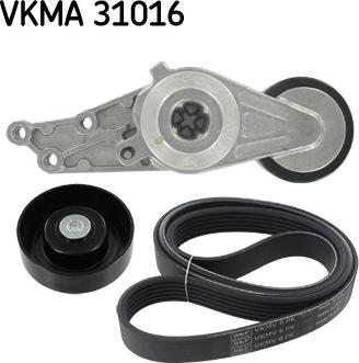 SKF VKMA 31016 - Ķīļrievu siksnu komplekts adetalas.lv