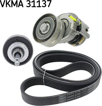 SKF VKMA 31137 - Ķīļrievu siksnu komplekts adetalas.lv