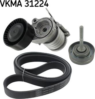 SKF VKMA 31224 - Ķīļrievu siksnu komplekts adetalas.lv